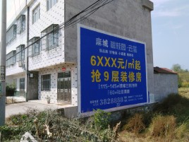 临沧墙体广告质量分析